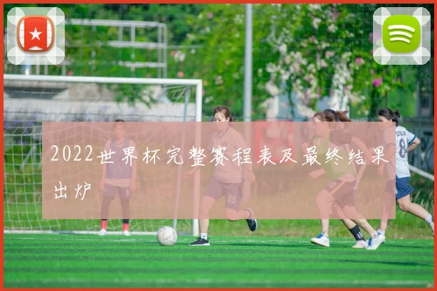2022世界杯完整赛程表及最终结果出炉